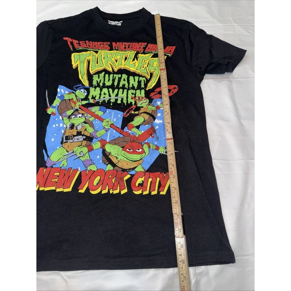 Teenage Mutant Ninja Turtles T Shirt Mens Size S Black Mutant Mayhem Graphic